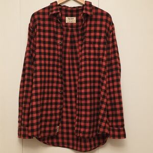 Jachs Black and Red Flannel Shirt